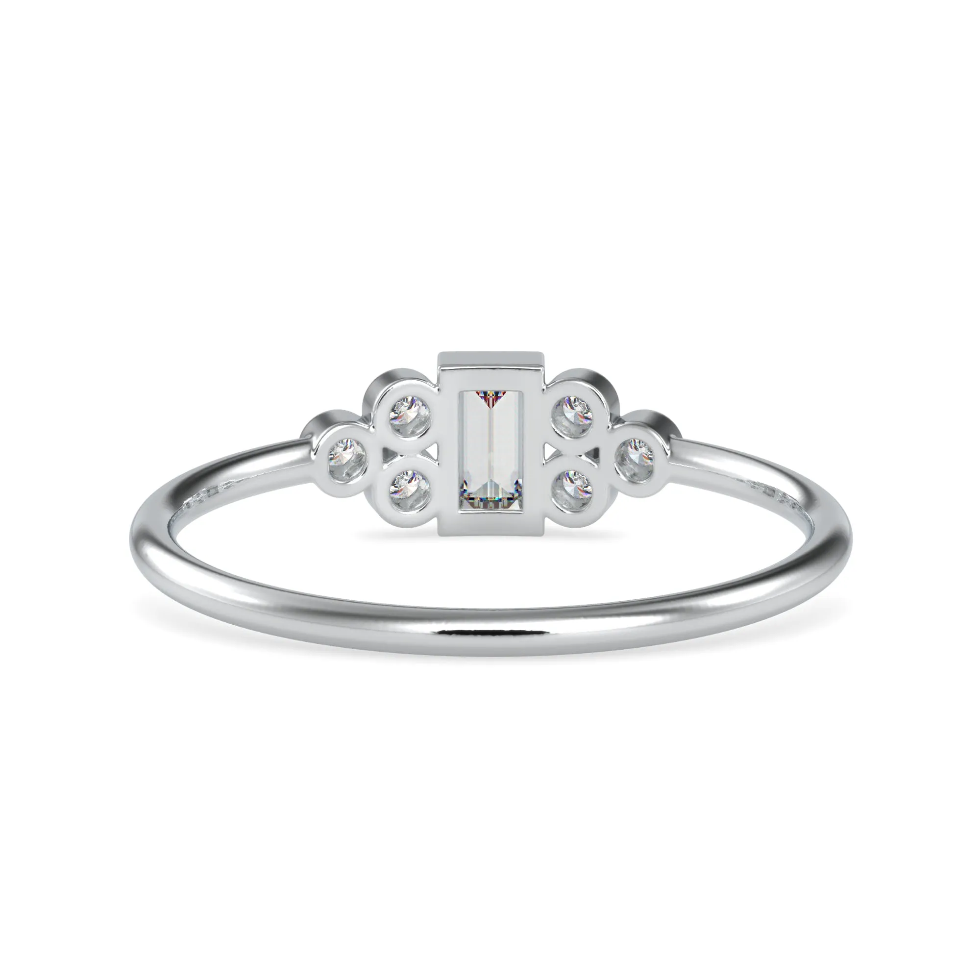 0.20cts. Solitaire Platinum Diamond Engagement Ring JL PT 0678