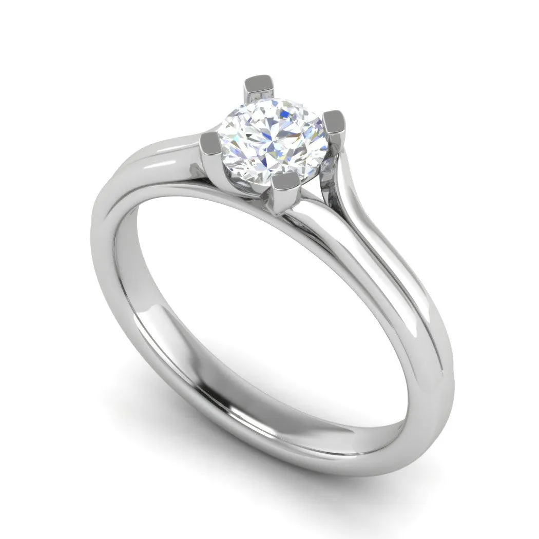 0.30 cts Solitaire Platinum Ring for Women JL PT RS PR 173