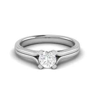 0.30 cts Solitaire Platinum Ring for Women JL PT RS PR 173