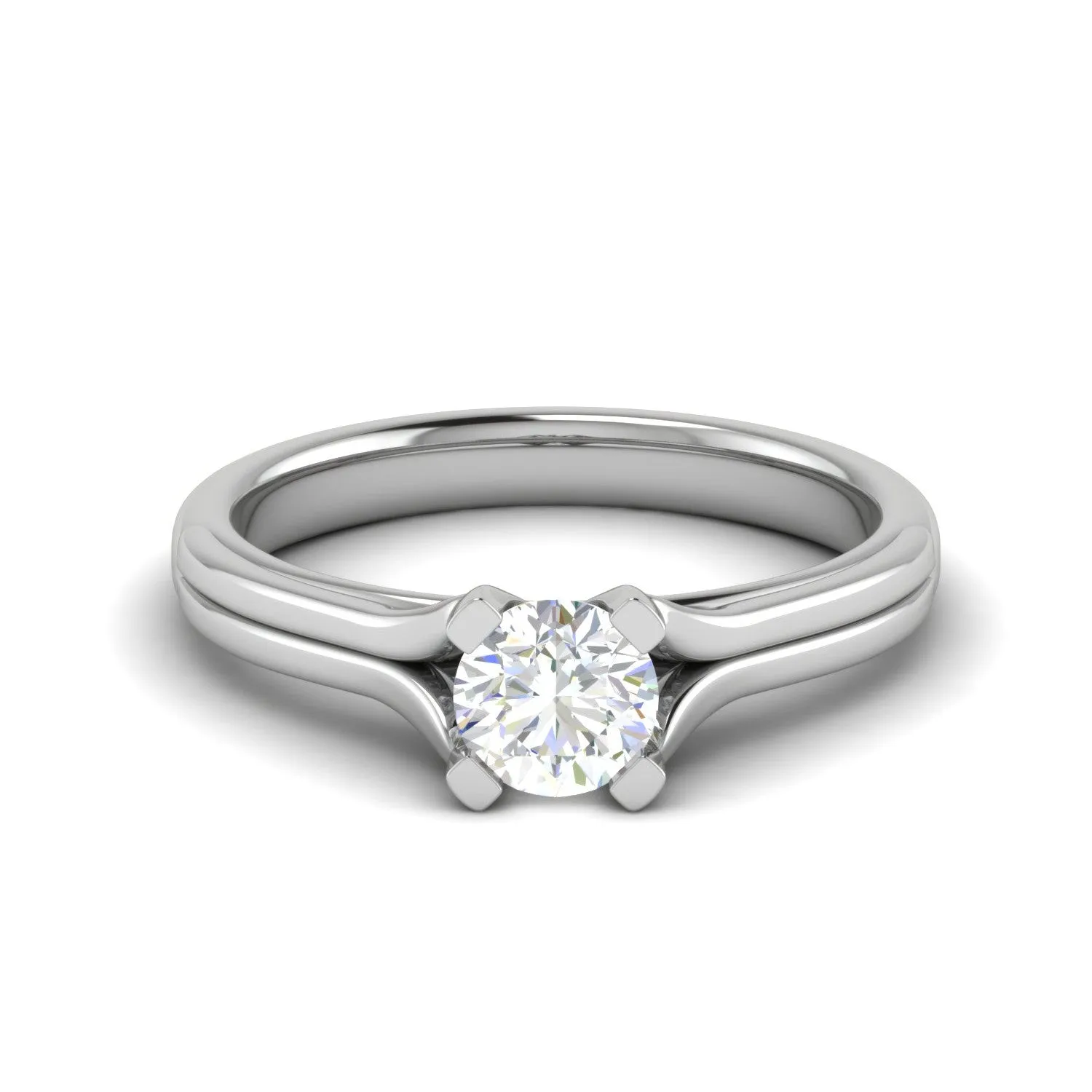 0.30 cts Solitaire Platinum Ring for Women JL PT RS PR 173