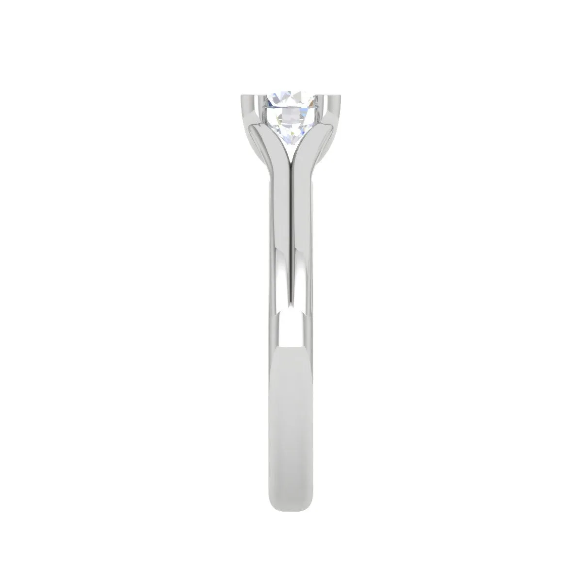 0.30 cts Solitaire Platinum Ring for Women JL PT RS PR 173