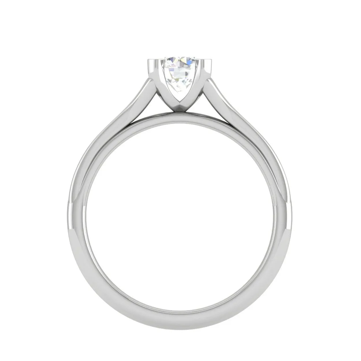 0.30 cts Solitaire Platinum Ring for Women JL PT RS PR 173