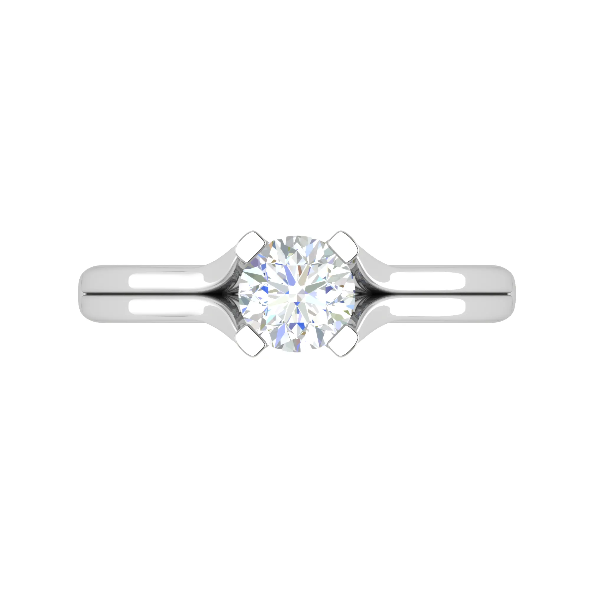 0.30 cts Solitaire Platinum Ring for Women JL PT RS PR 173