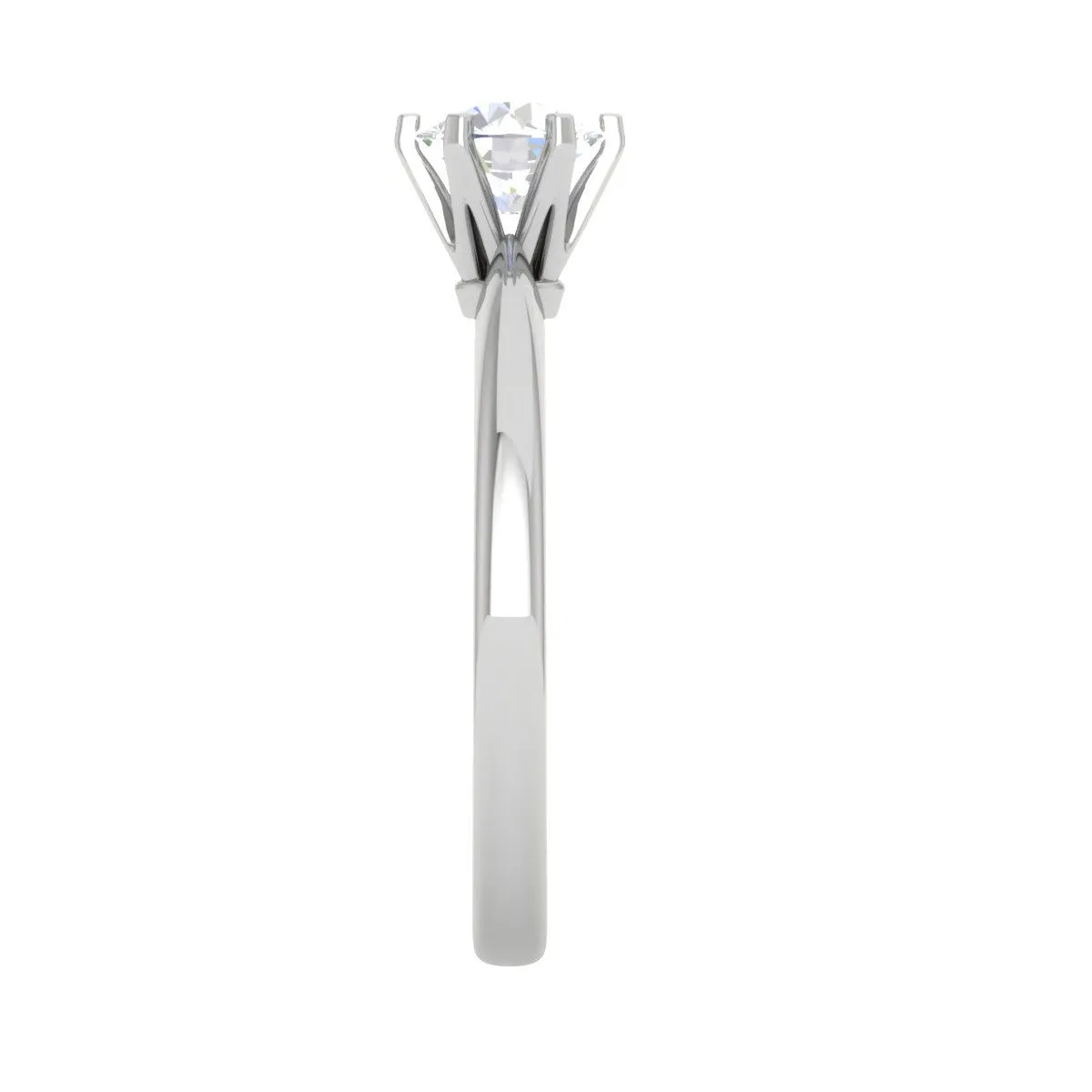 0.30 cts Solitaire Platinum Ring JL PT RS RD 178