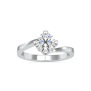 0.30cts. Solitaire Platinum Engagement Ring JL PT 0144-A