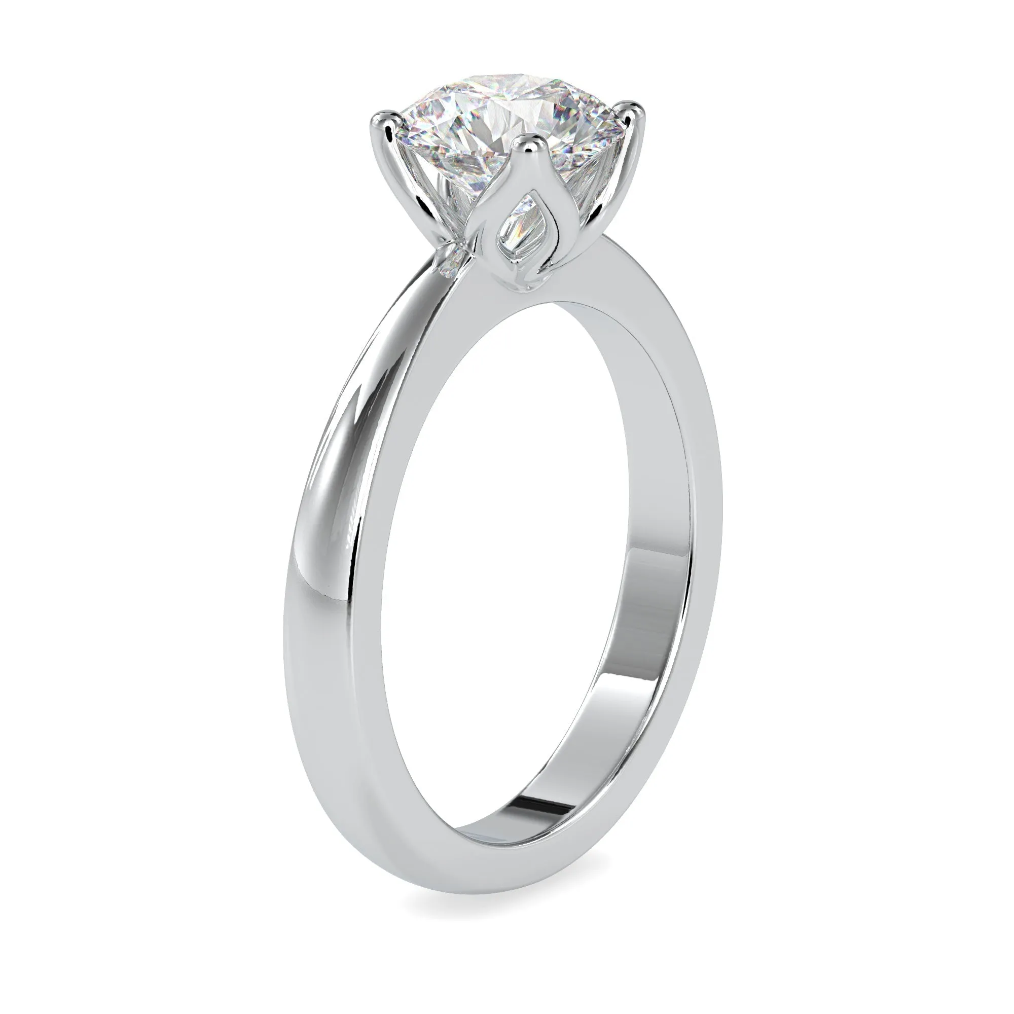 0.70cts. Solitaire Platinum Engagement Ring JL PT 0107-B