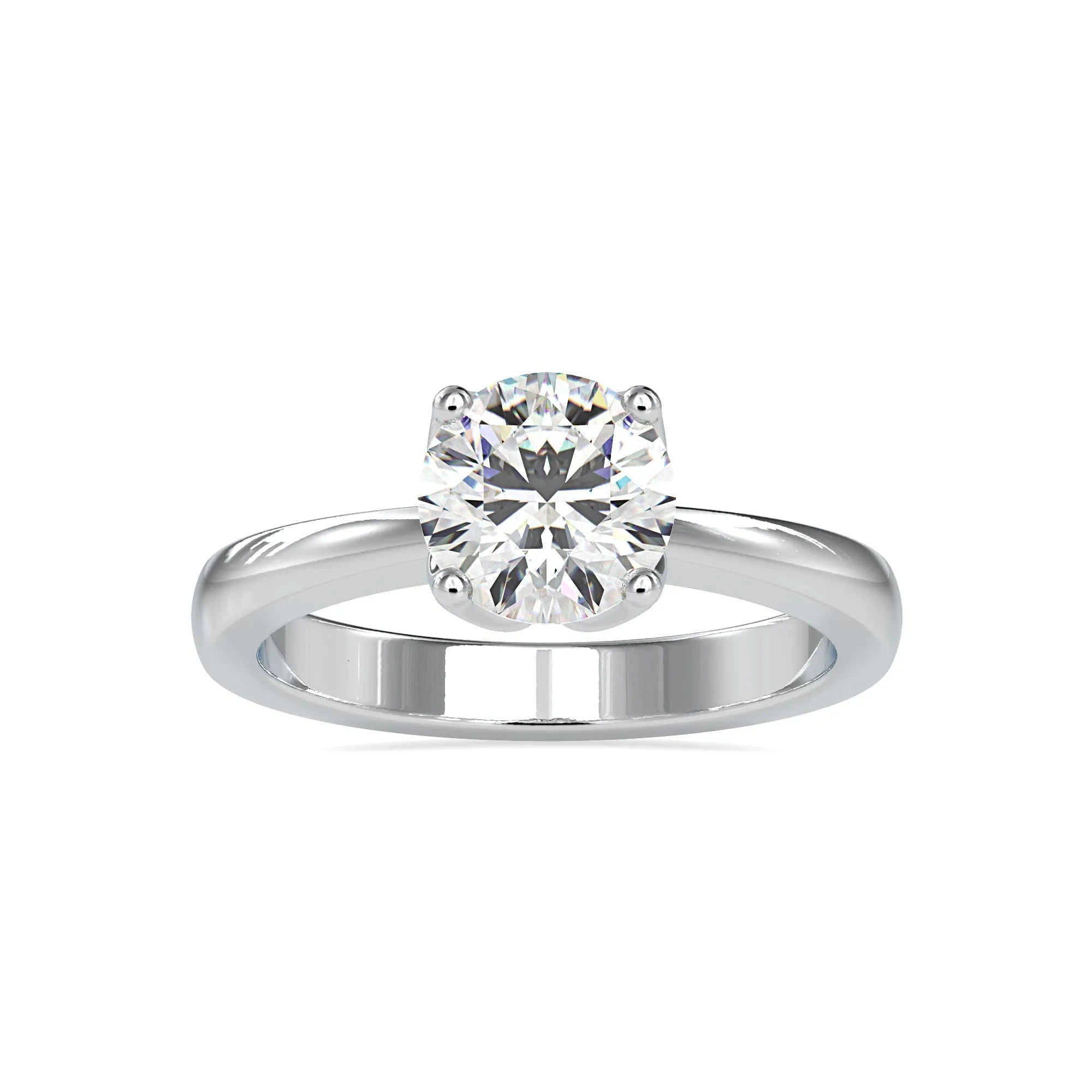 0.70cts. Solitaire Platinum Engagement Ring JL PT 0107-B