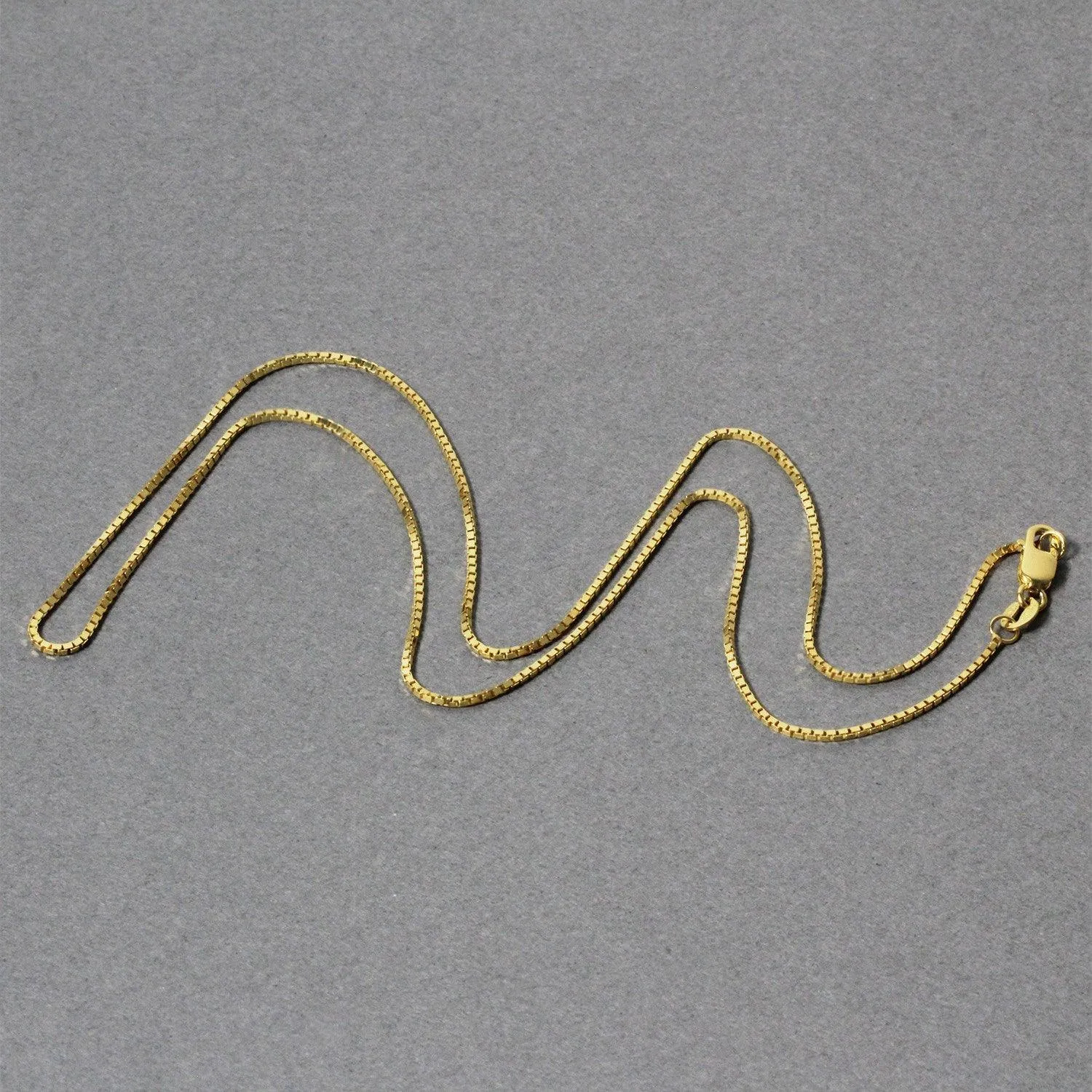 10k Yellow Gold Classic Box Chain 1.0mm