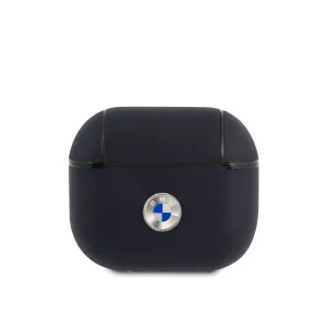 AirPods 3 - Leather Navy Signature collection Metal Logo - BMW