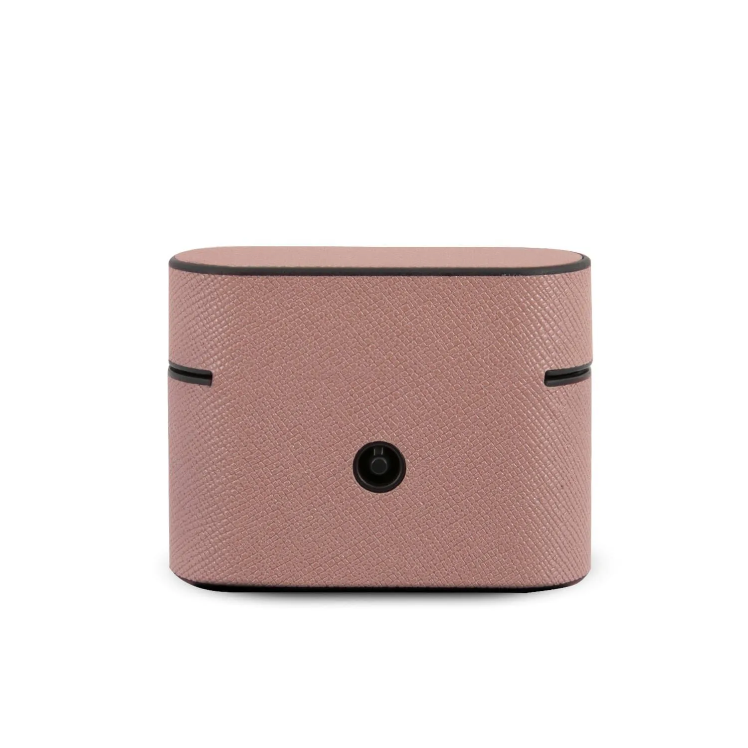 Airpods Pro - PU Leather Pink Saffiano Round Shape With Metal Logo - Guess