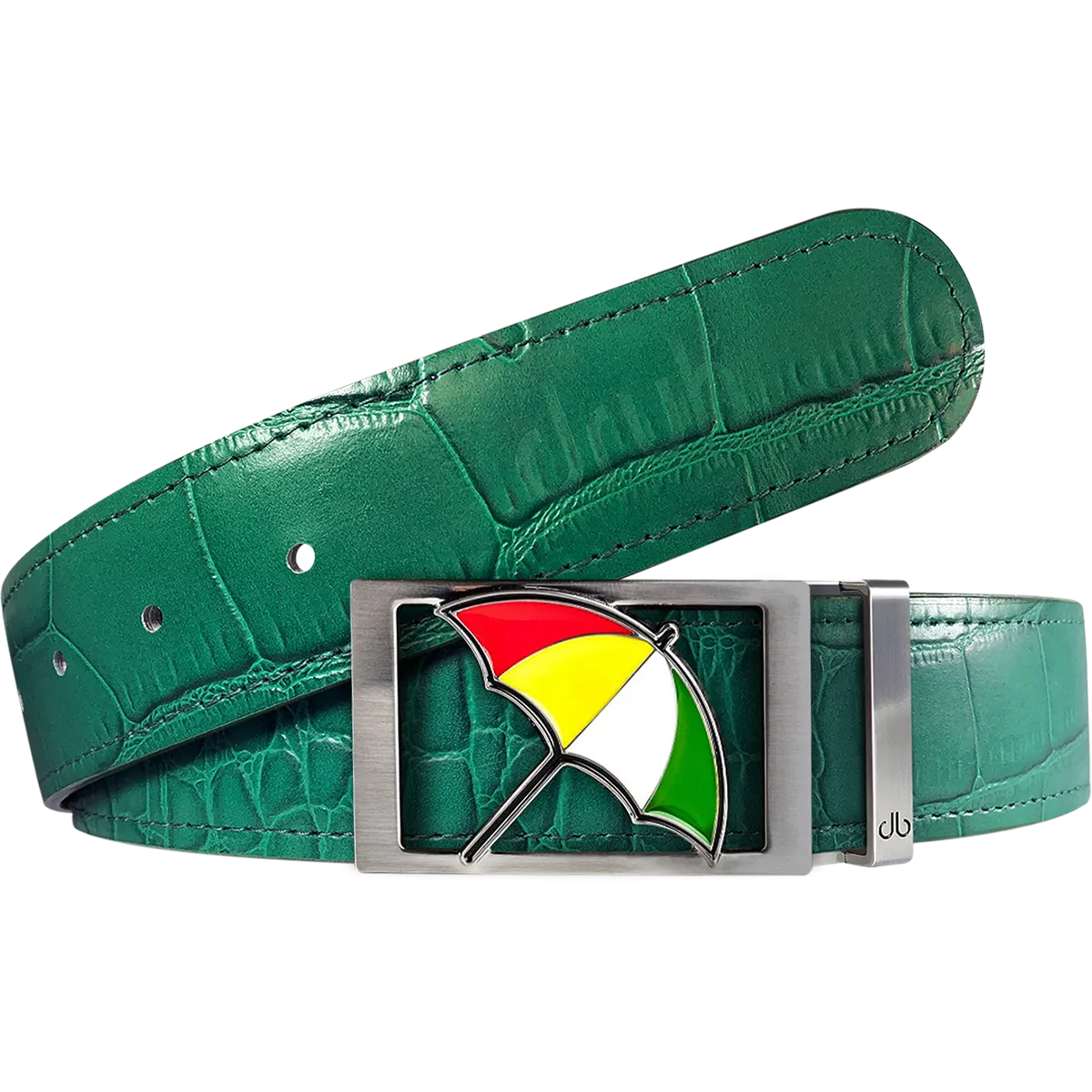 Arnold Palmer Crocodile Leather Belt in Green
