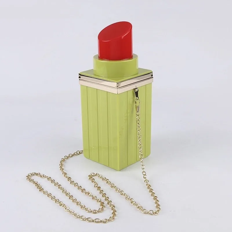 Arylic Lipstick Square Evening Bags