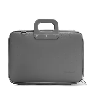 Bombata Classic Laptop Briefcase - Charcoal