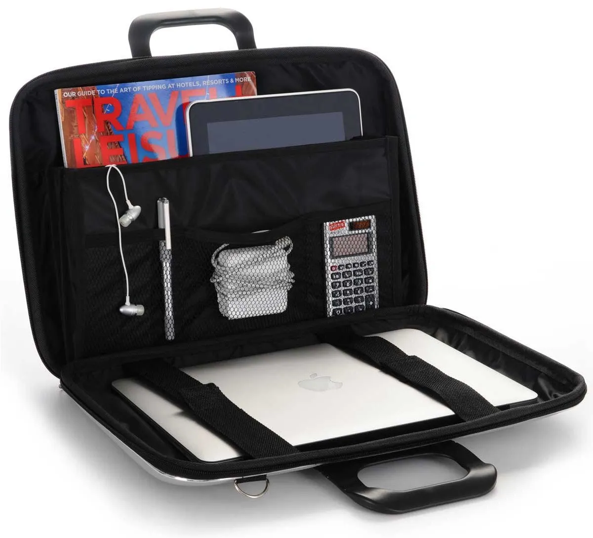 Bombata Classic Laptop Briefcase - Charcoal