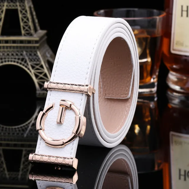 Brand Ladies luxury belts cummerbunds for women G buckle Belt Genuine Leather belt Fashion genuine leather men belts buckle