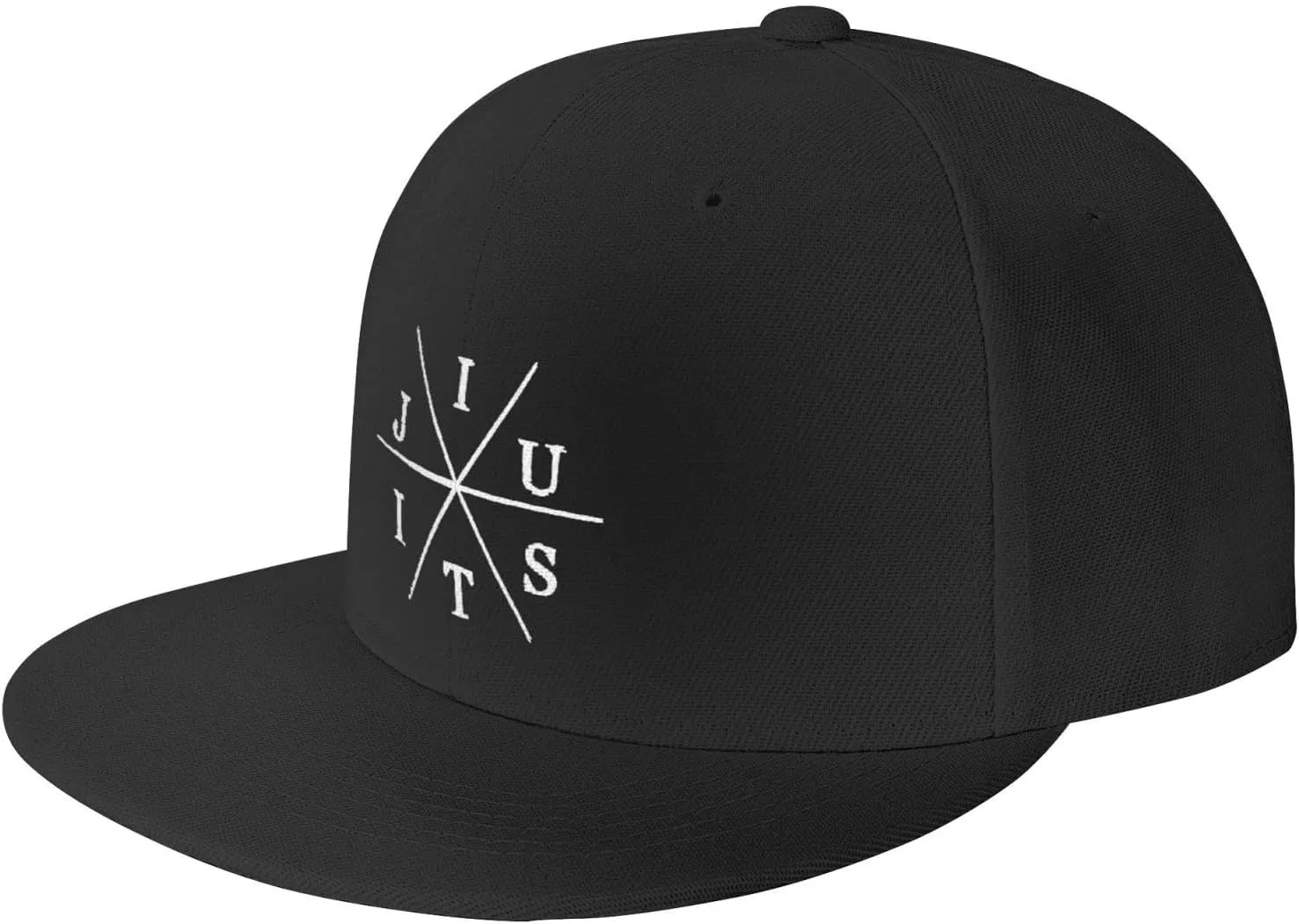 Brazilian Jiu Jitsu Baseball Cap Men Flat Bill Caps Trucker Hat Black