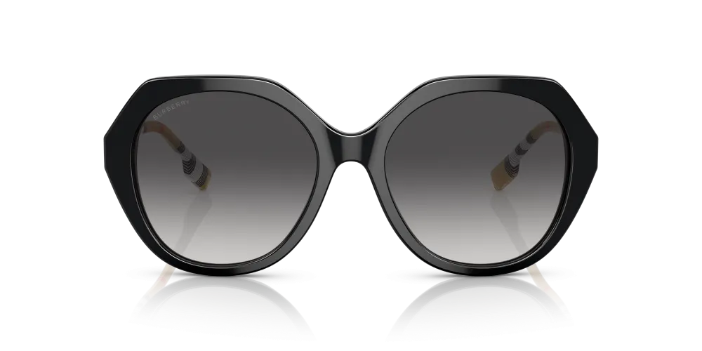 Burberry Vanessa Non-Polarized Sunglasses - Black/Gray Gradient