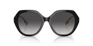 Burberry Vanessa Non-Polarized Sunglasses - Black/Gray Gradient