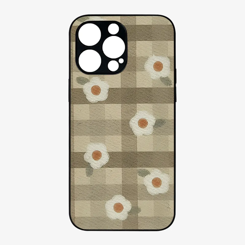 Checkered Flower Case