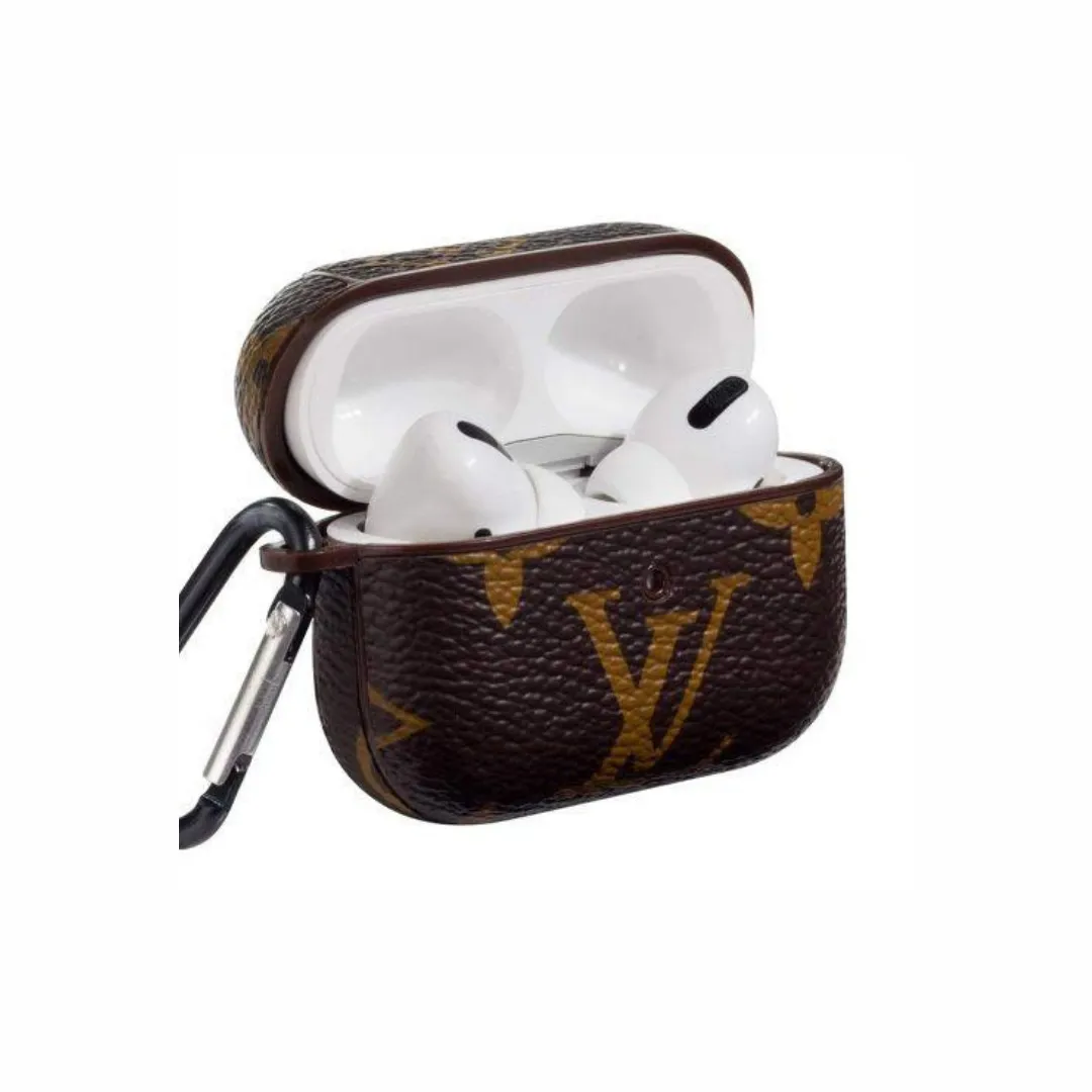 Classic Mono Brown AirPods Pro Case