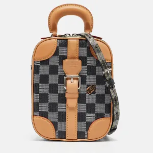 Damier Colors Canvas Verticale Valisette Bag