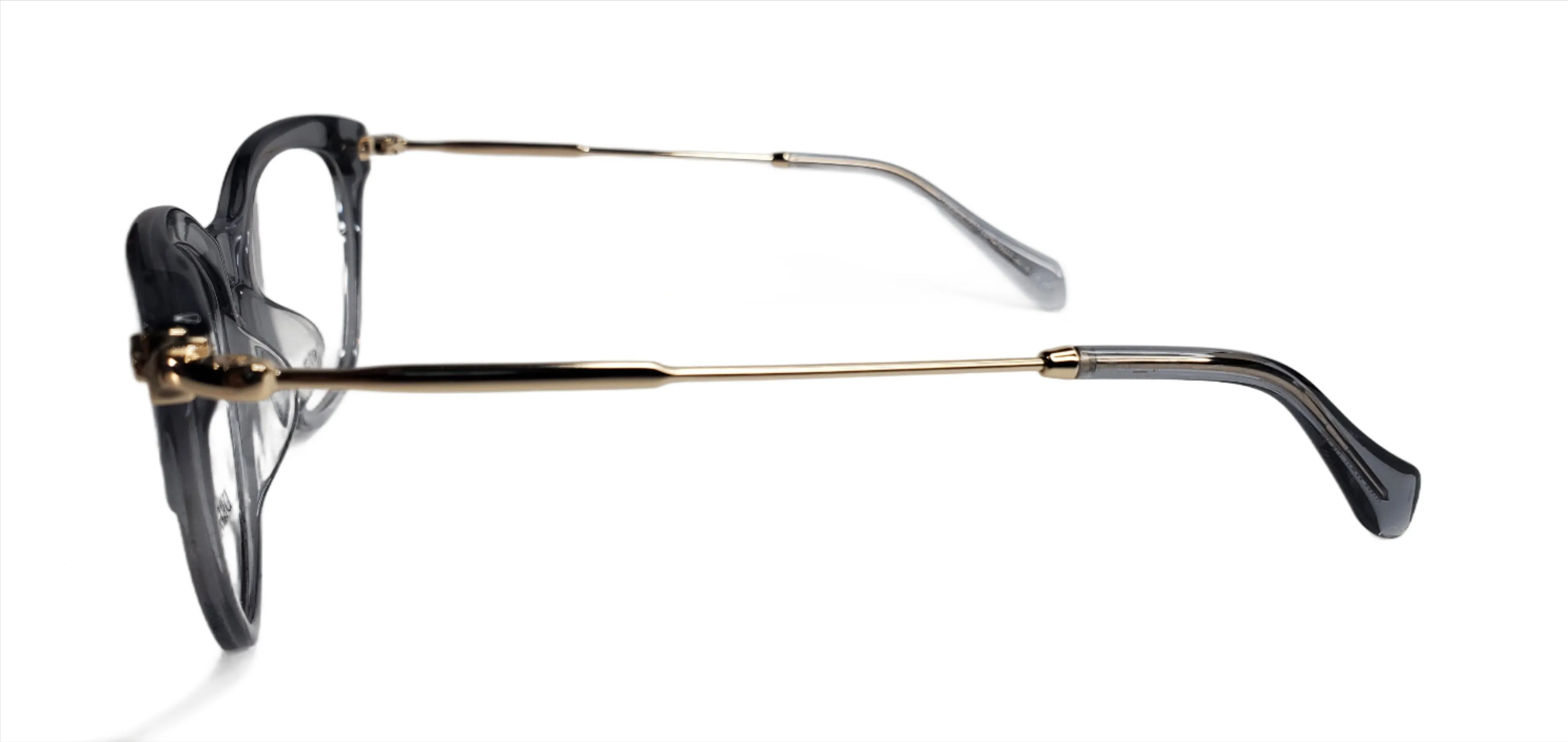 Dream Fever K1033 Transparent Gray Gold Italy Eyeglasses
