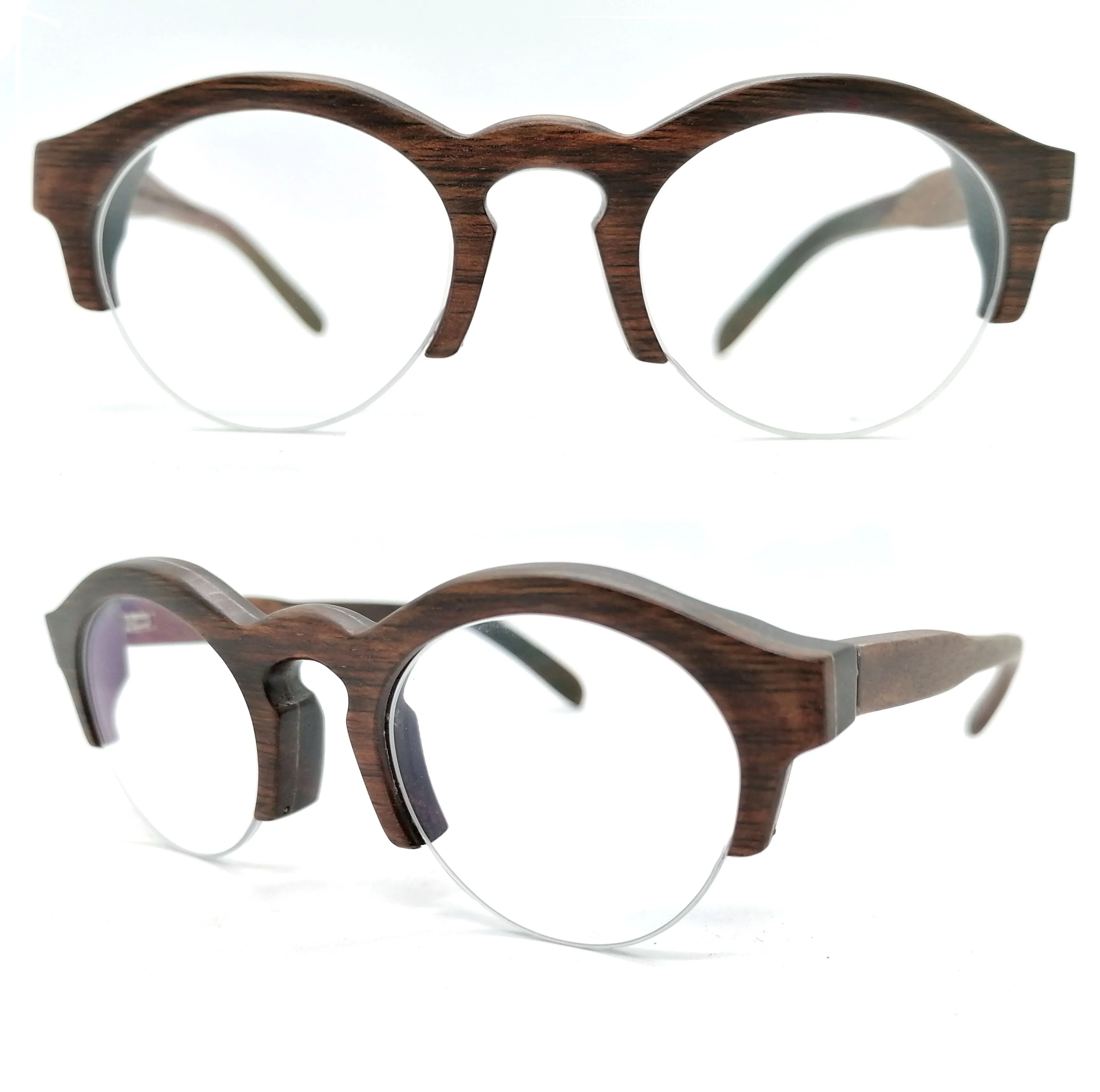 ebony THANKS semi-rimless