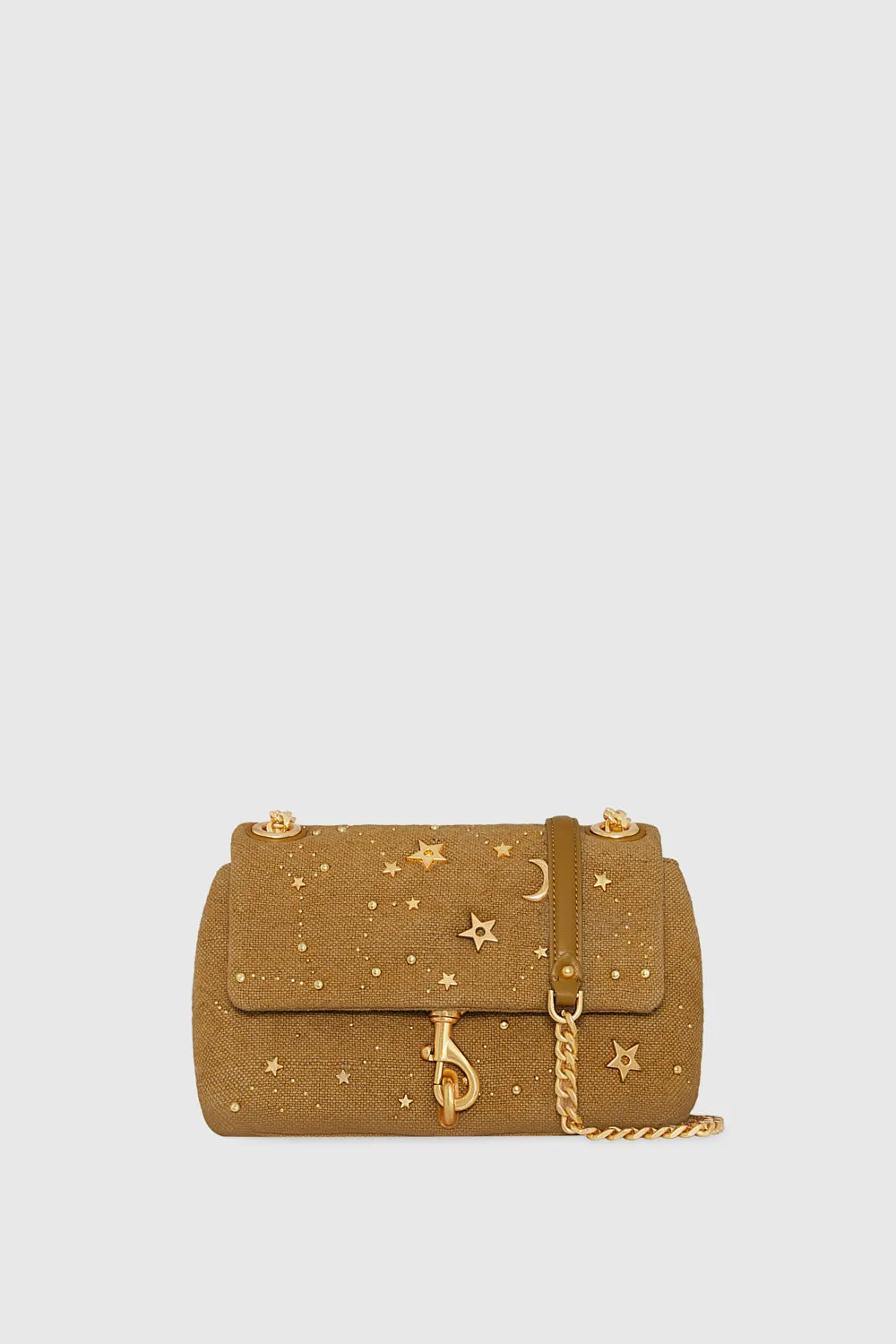 Edie Crossbody With Celestial Studs Bag In Honey/Celestial