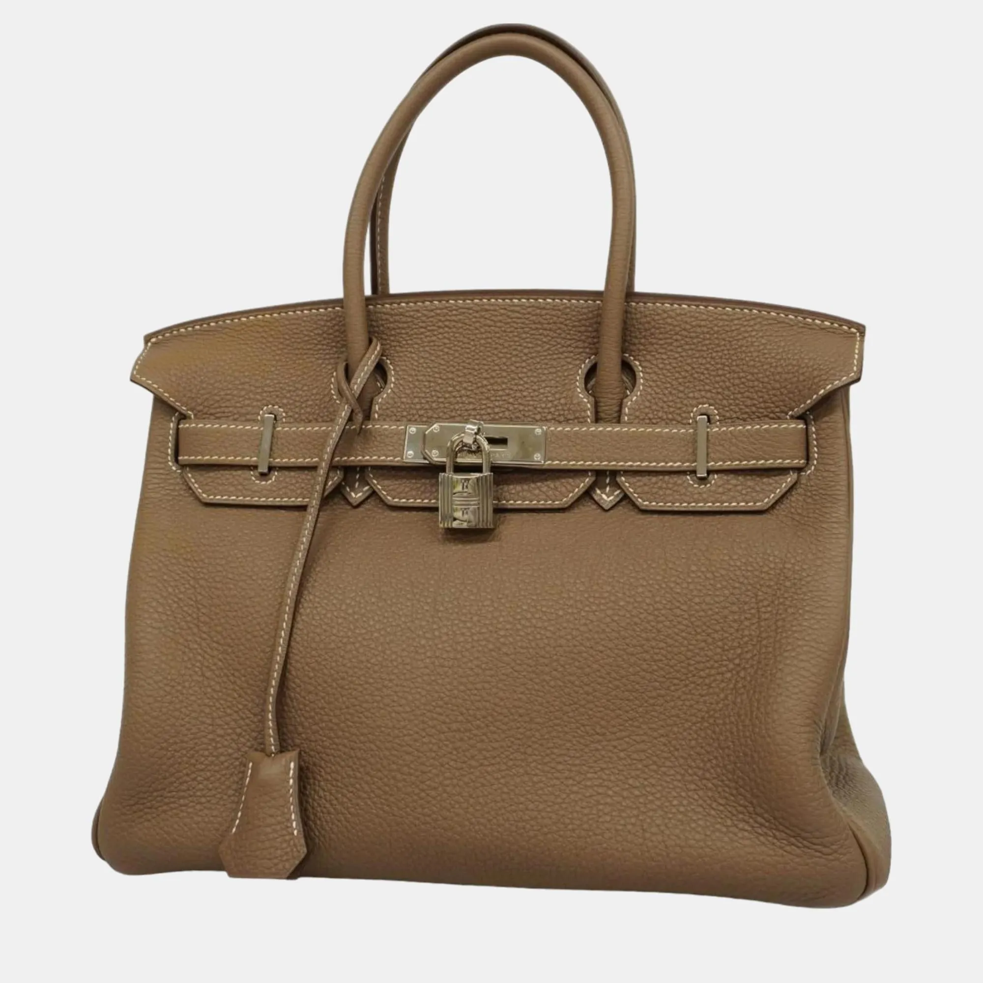 Etoupe Togo Leather Birkin 30 Tote Bag