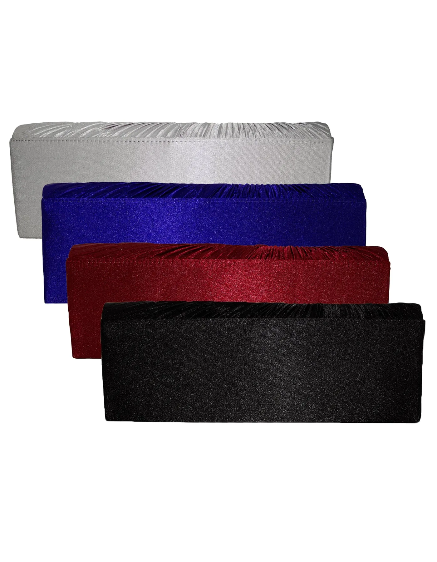 Fino T882-3 Elegant & Fancy Satin Clutch Bag with chain - Set of 4