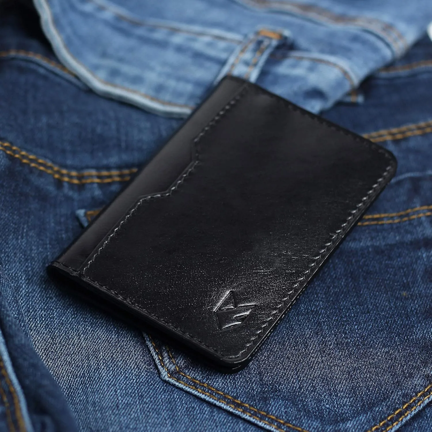 FOXHACKLE Leather Credit Card Holder Wallet for Men and Women, Thin Bifold RFID Blocking Wallet, Slim Front Pocket Minimalist Wallet, Small Card Case
