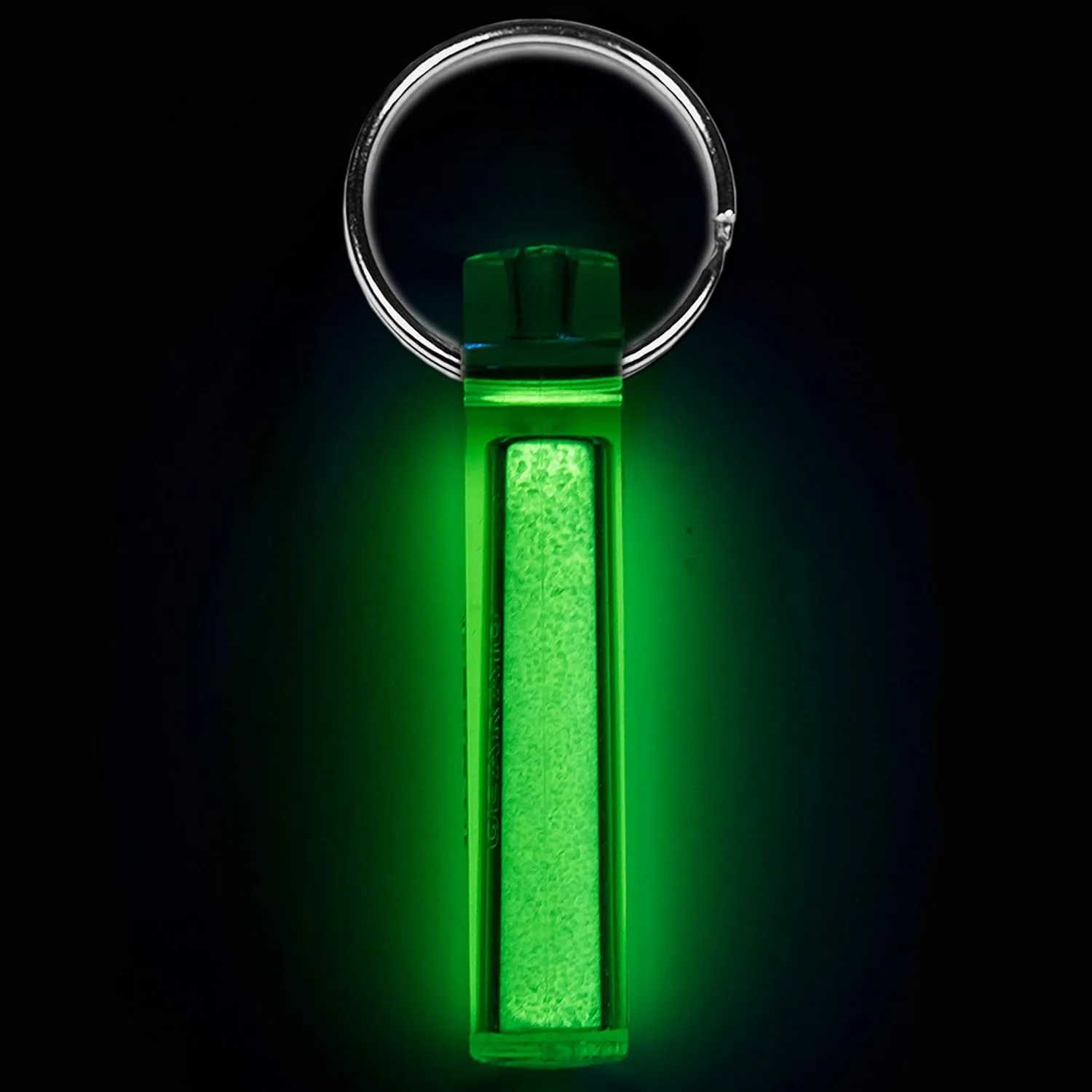 GEAR AID Ni Glo 2 UV Rechargeable Glowing Keychain, Glow-in-the-Dark Accessory for Keys, Camping and Outdoor Gear