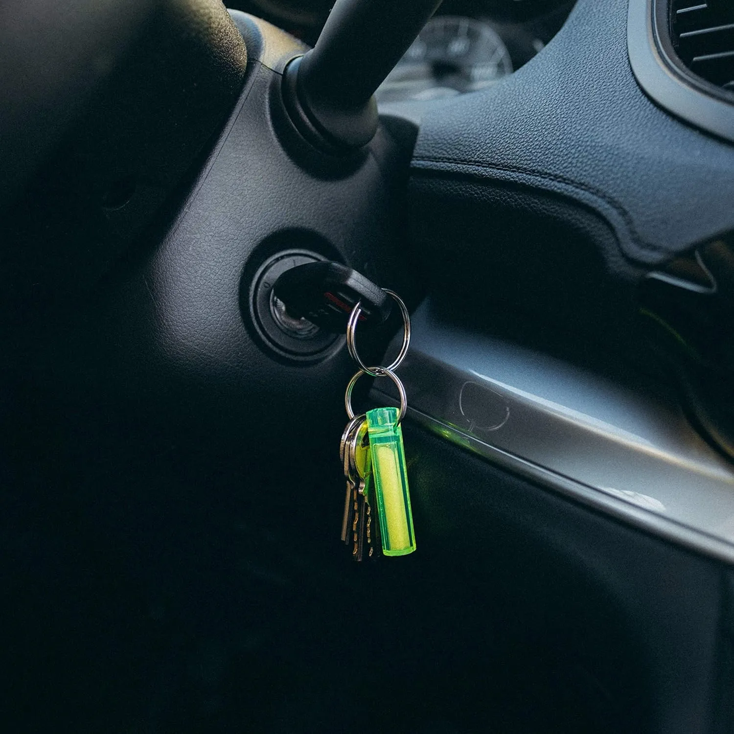 GEAR AID Ni Glo 2 UV Rechargeable Glowing Keychain, Glow-in-the-Dark Accessory for Keys, Camping and Outdoor Gear