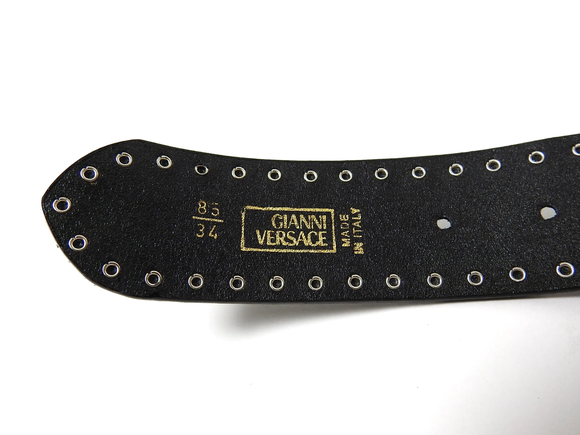 Gianni Versace Suede Belt Size 85