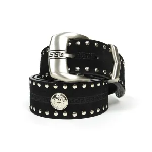 Gianni Versace Suede Belt Size 85