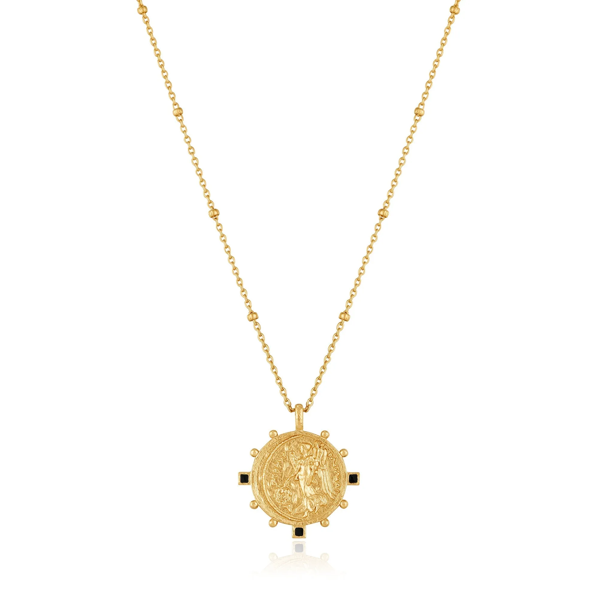 Gold Victory Goddess Necklace