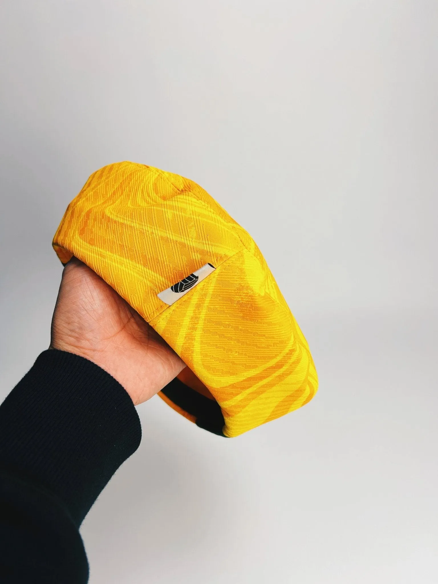 Green & Gold Off-cut Beret