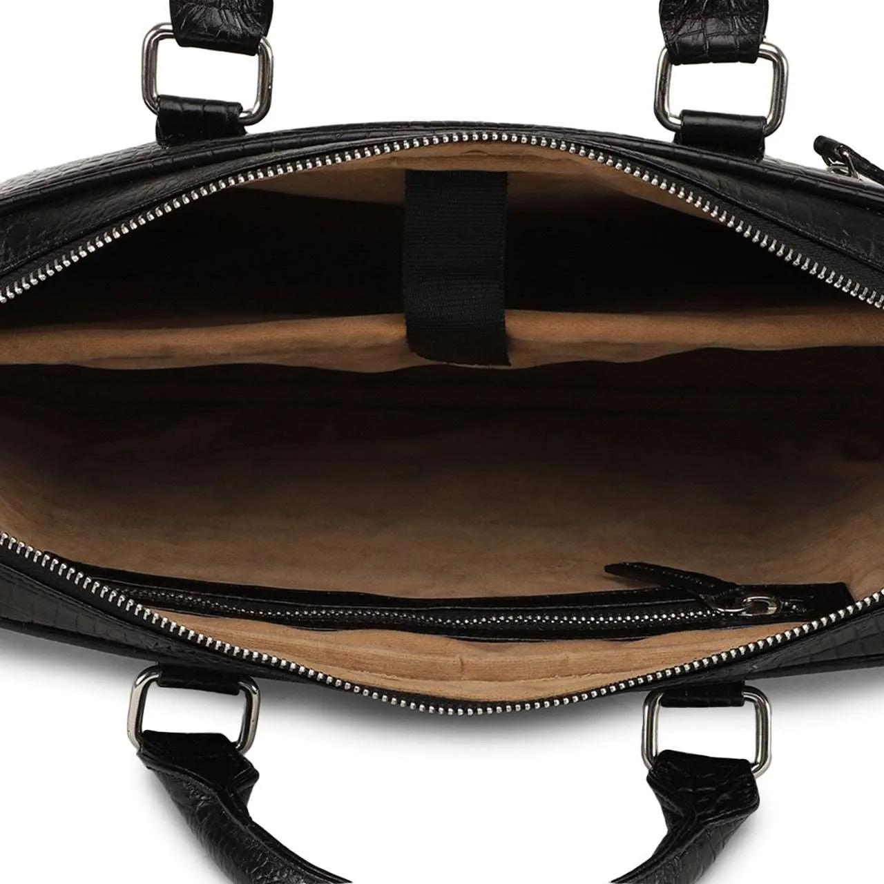 iCruze Delite Leather Bag Black