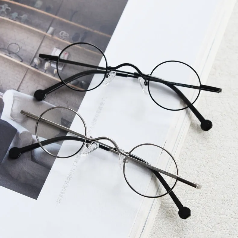 Japanese-Style Geek Metal Glasses丨Retro Niche Small Round Eyeglasses A83027