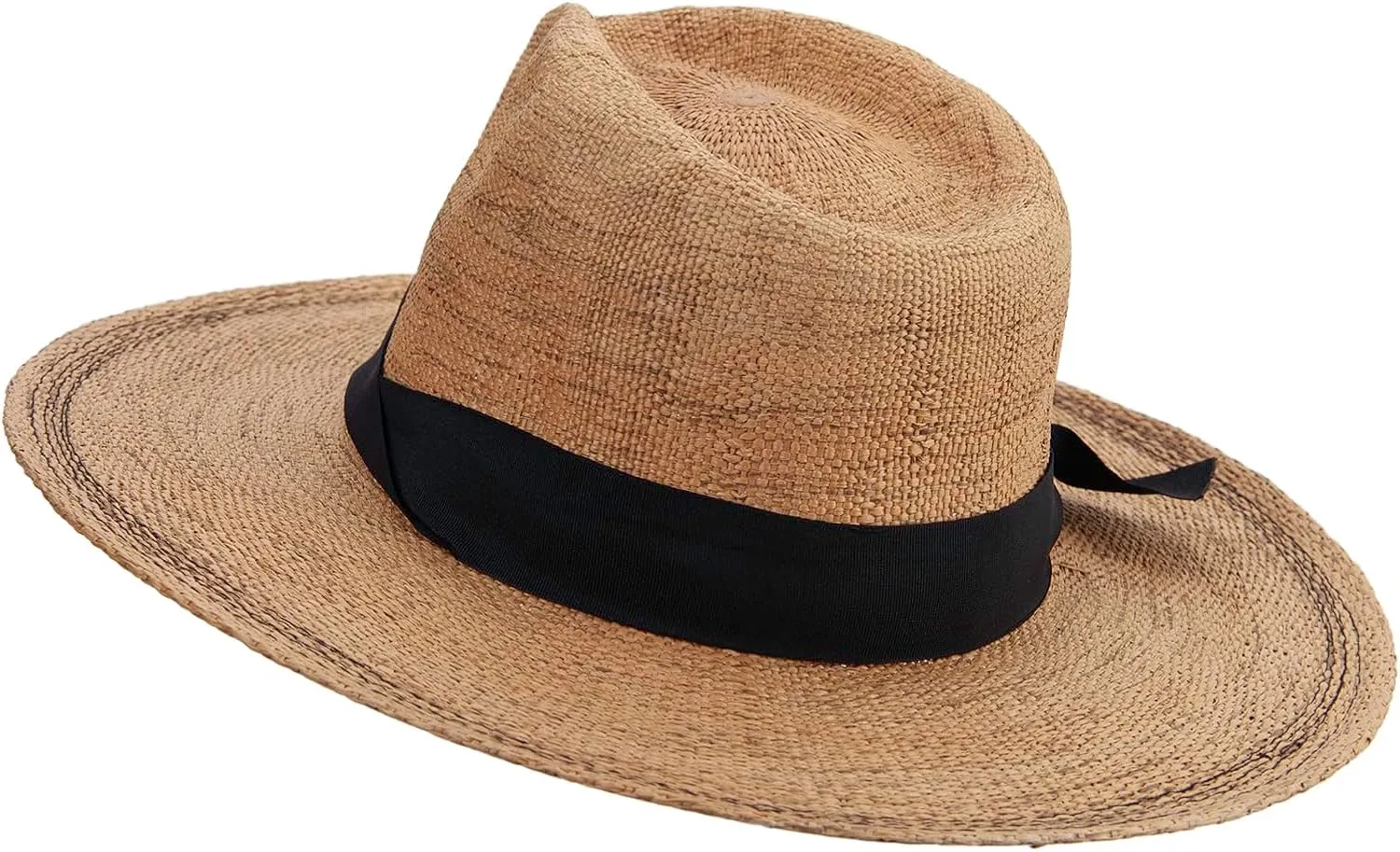 Jeanne Simmons Women's Flat Brim Woven Paper Fedora Hat
