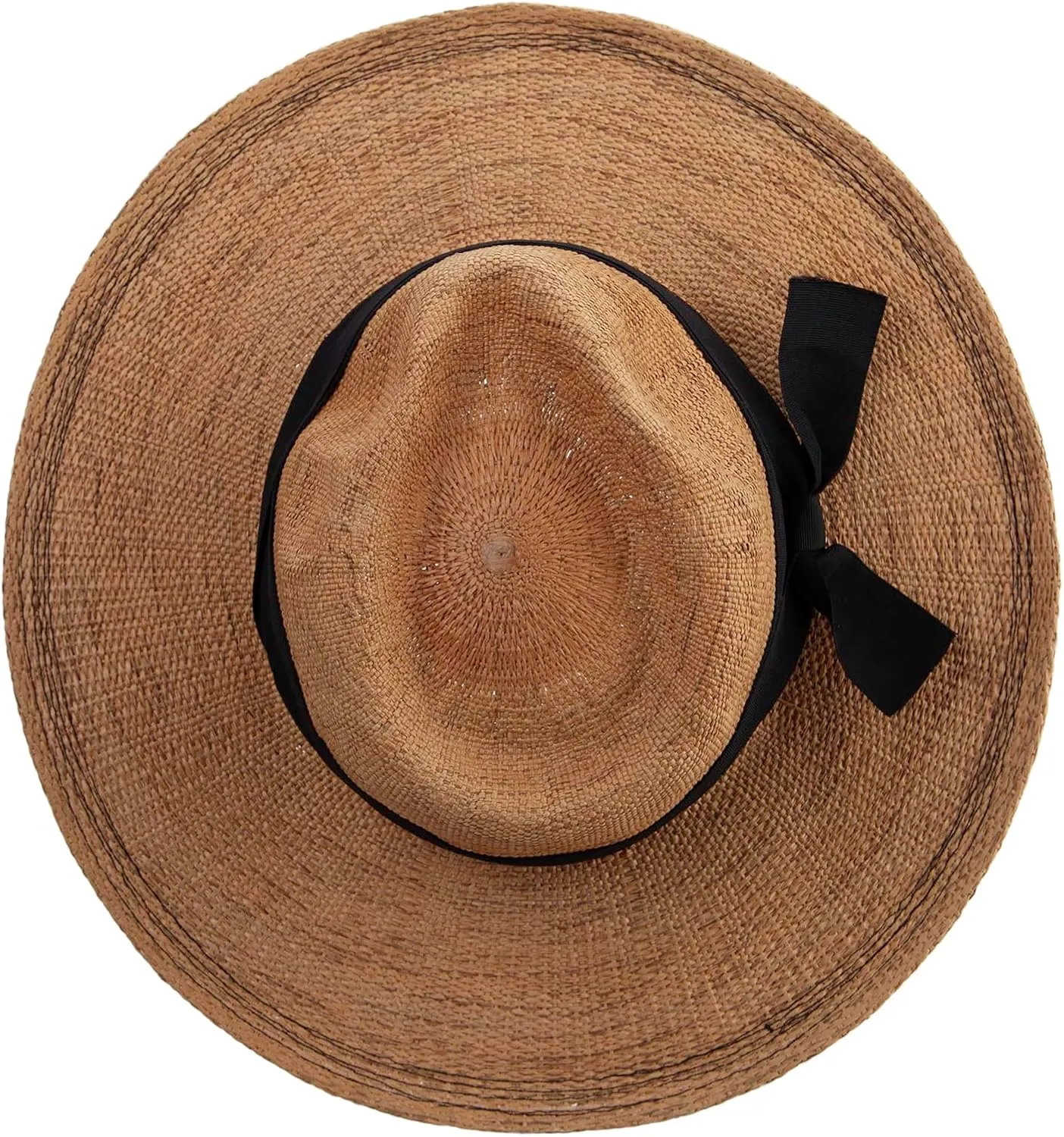 Jeanne Simmons Women's Flat Brim Woven Paper Fedora Hat