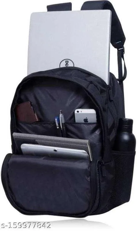 JONAL POINT Laptop Backpack Large Stylish laptop backpack with Rain cover (Black) Rucksack  - 30 L (Black, Grey, Black)