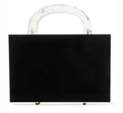 L'AFSHAR KURO ACRYLIC CLUTCH