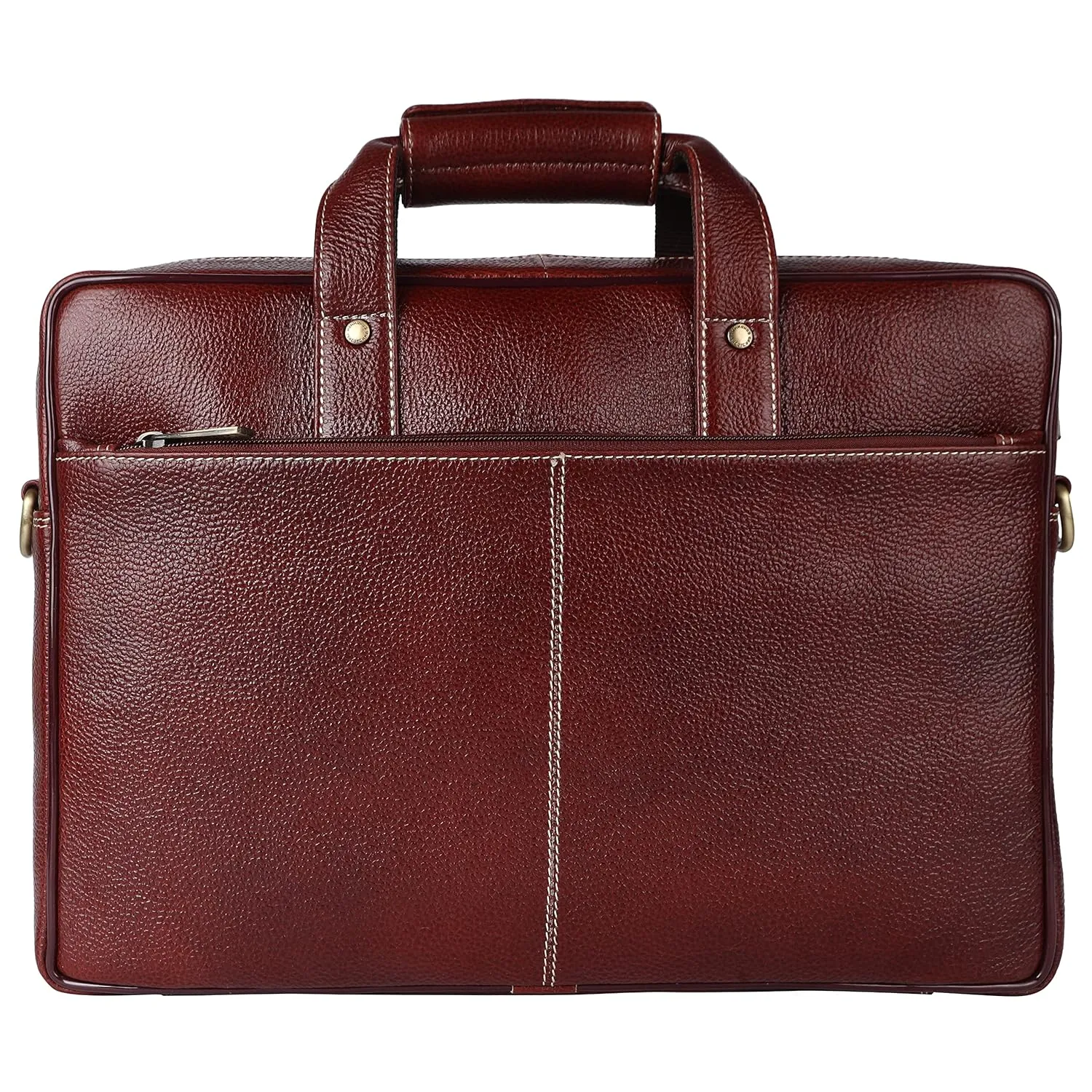 Leather Laptop Office Bag for Men - Messenger Shoulder Bag - Fits 14/15.6/16 Inch Laptop