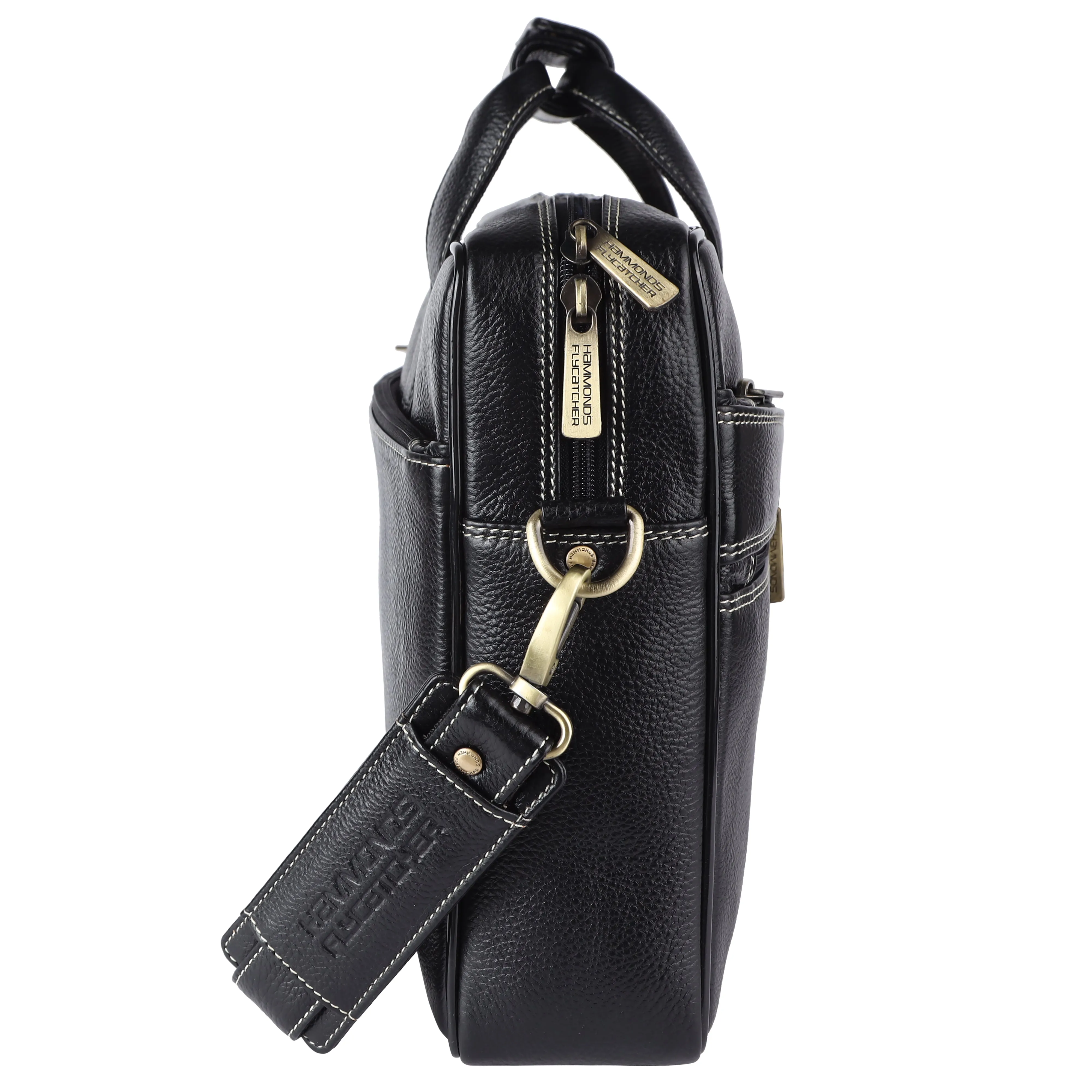 Leather Laptop Office Bag for Men - Messenger Shoulder Bag - Fits 14/15.6/16 Inch Laptop