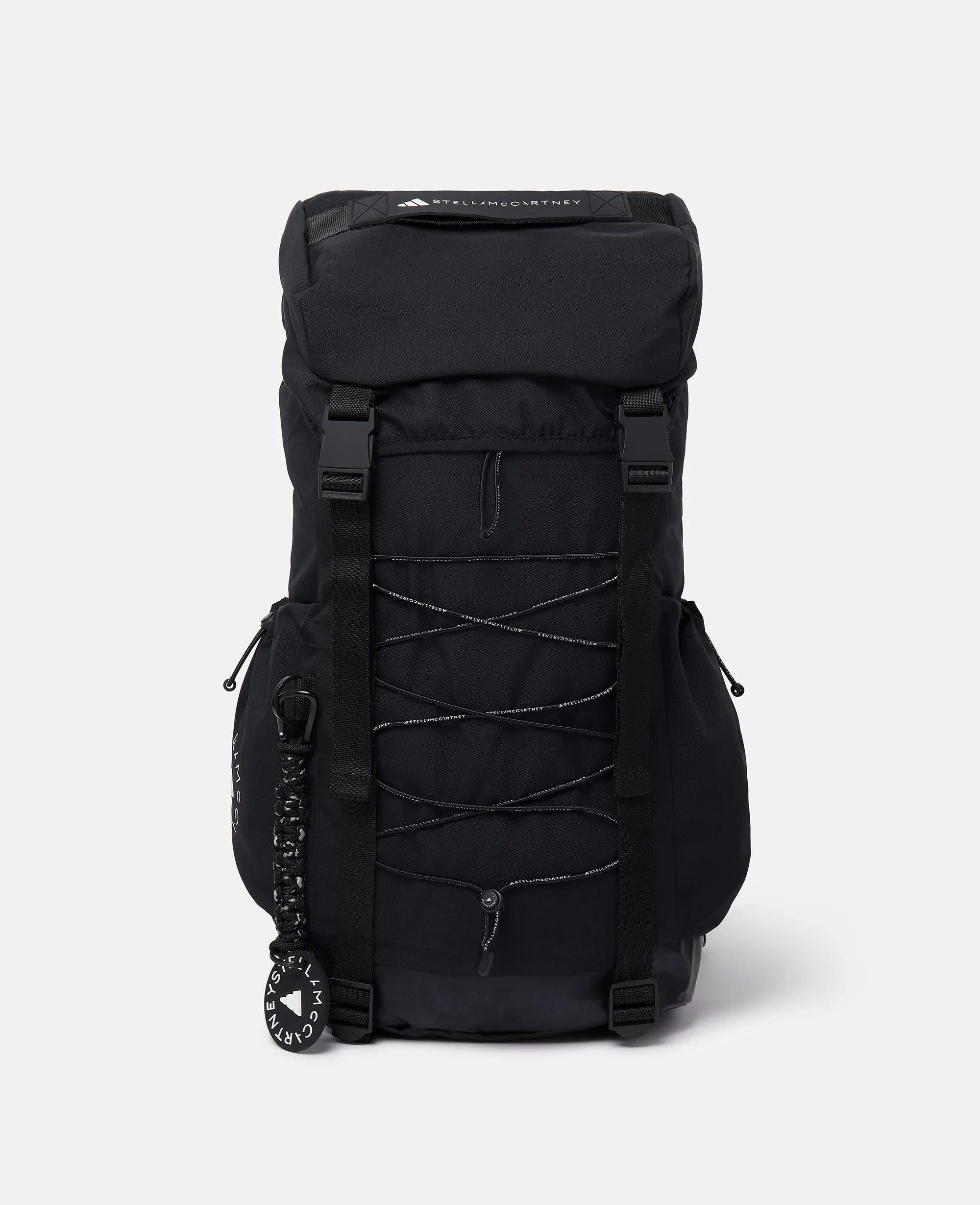 Logo Padded Backpack, Woman, Black