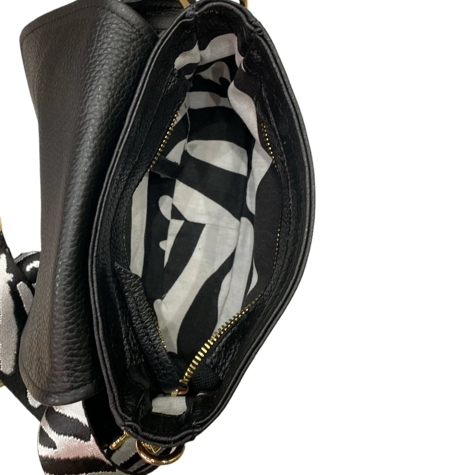MANDY SMALL.BLACK LEATHER LIMITED EDITION STATEMENT BAG