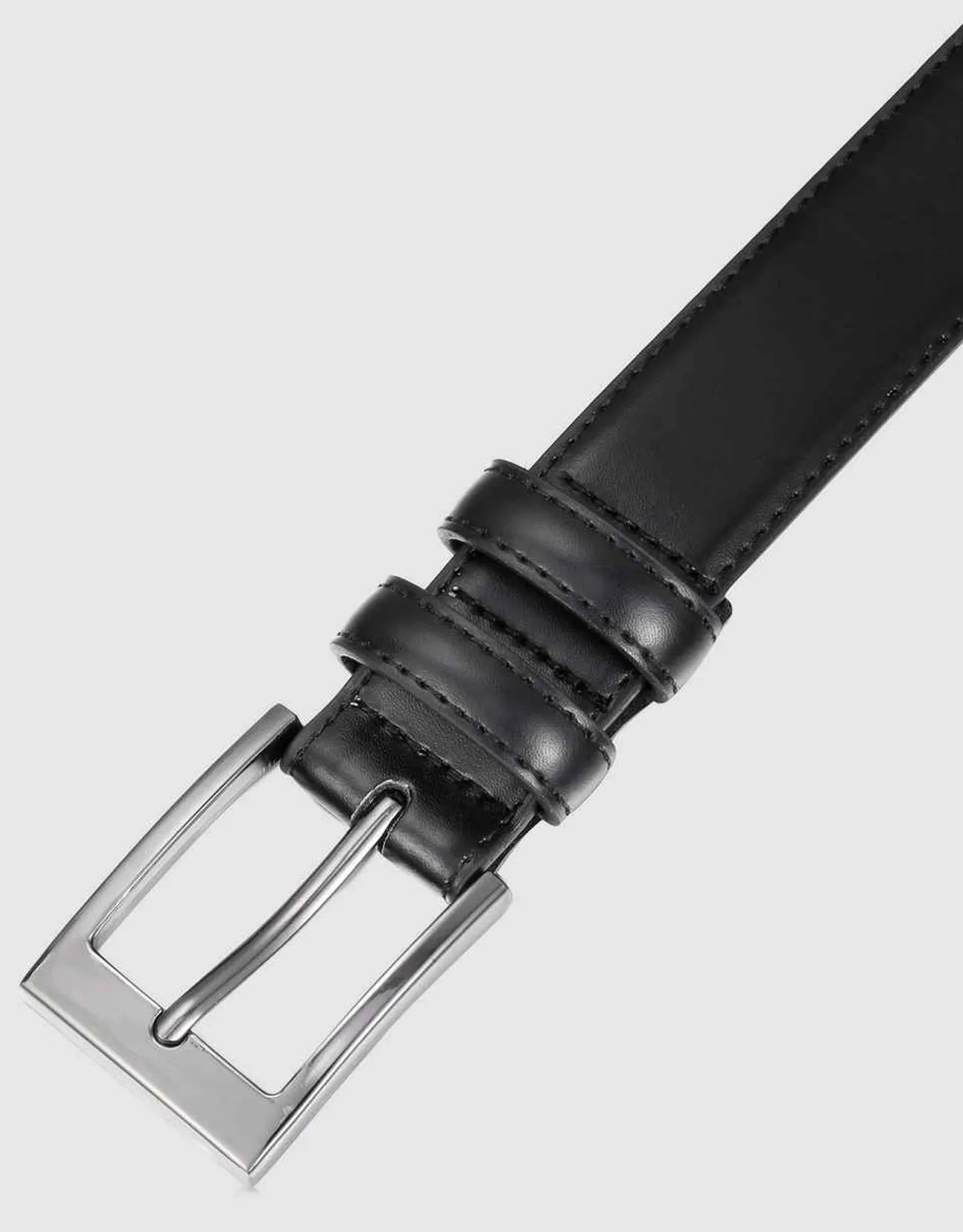 Men's Dual Loop Leather Classic Prong Belt