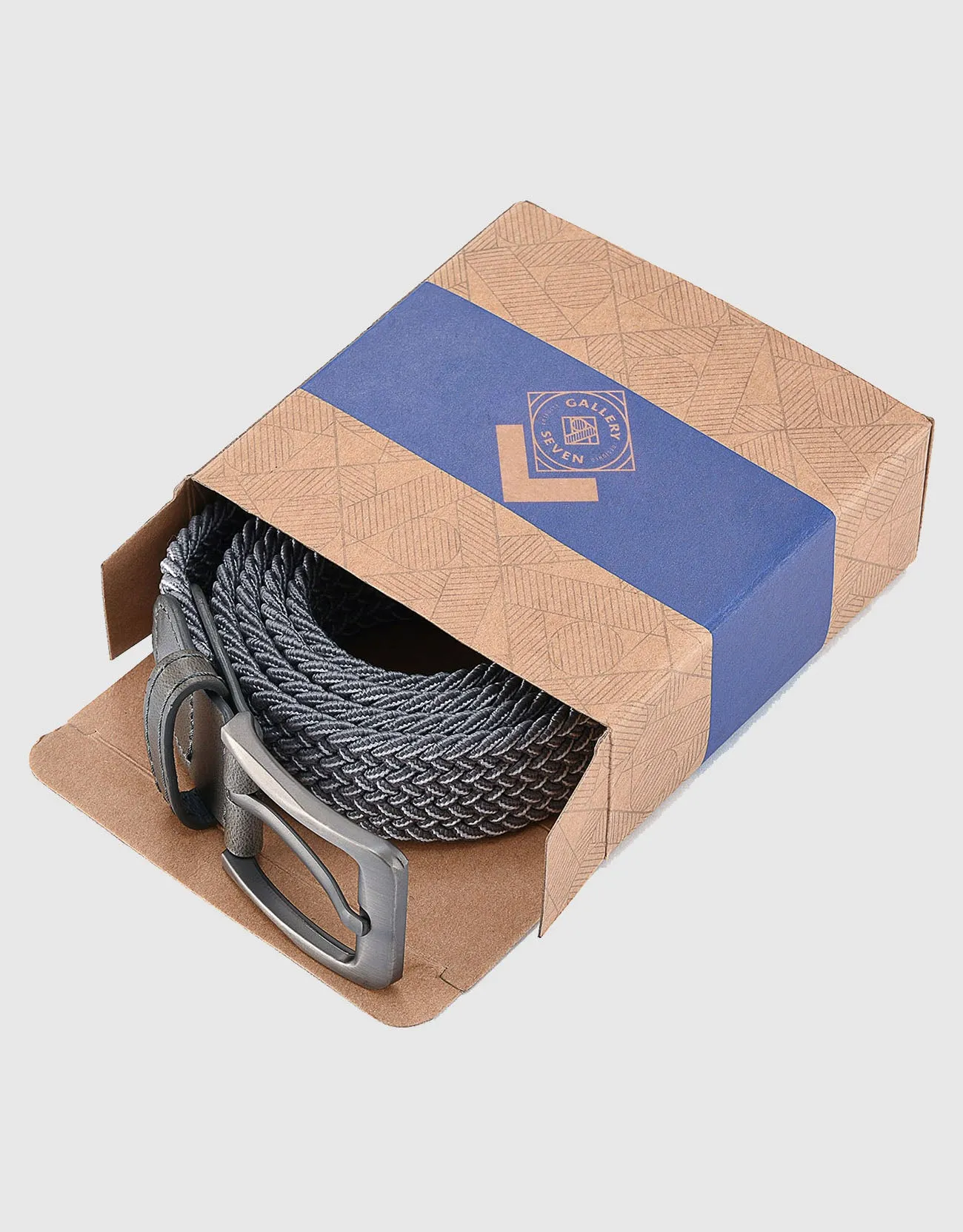 Men's Elastic Braided Stretch Belt