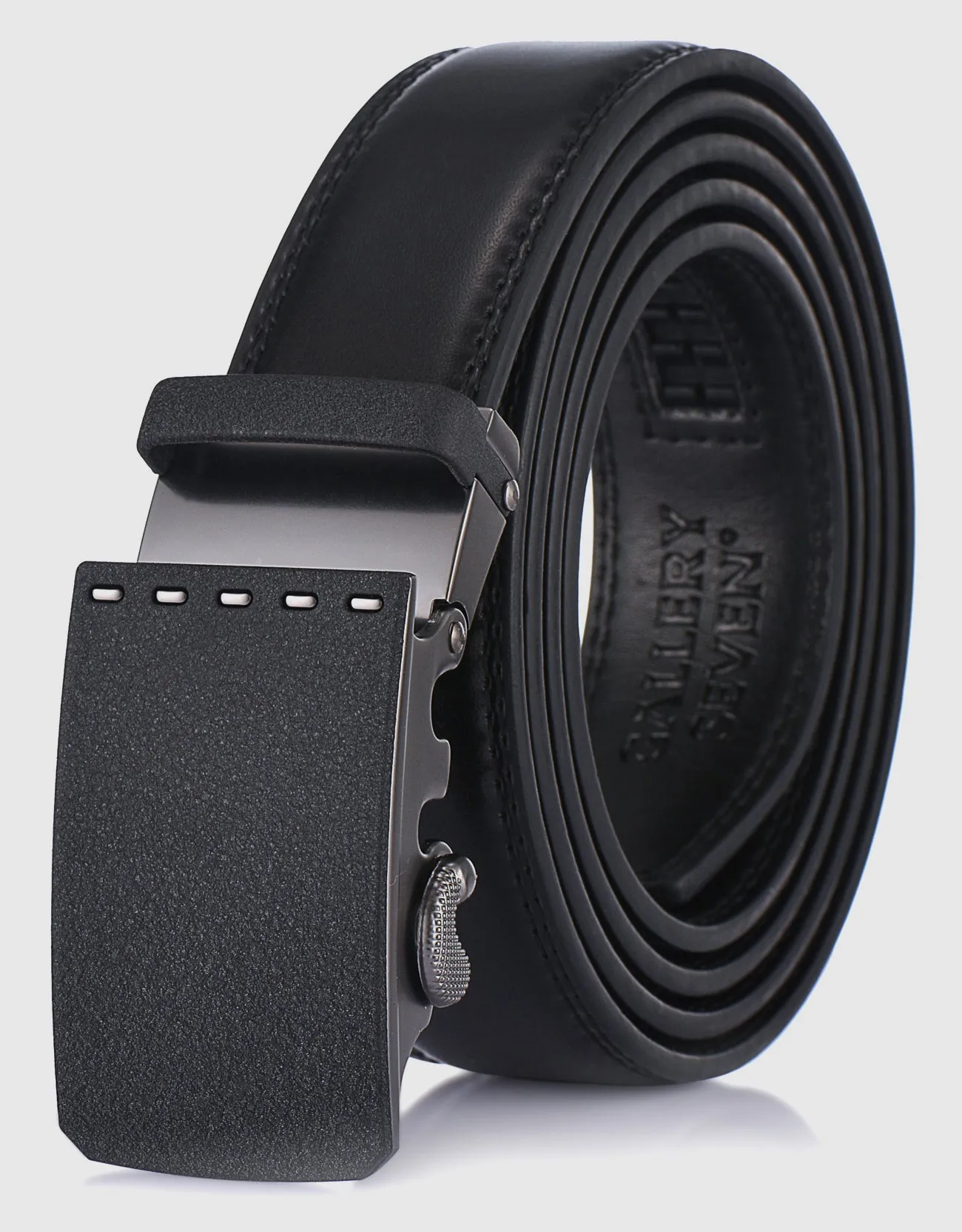 Men's Modern Matte Leather Ratchet Belt